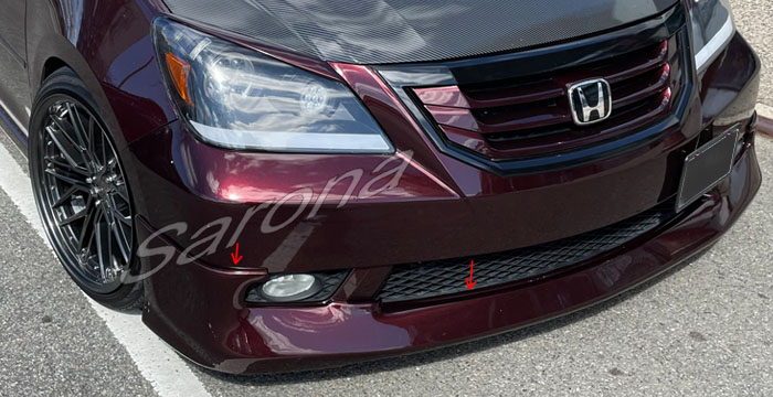 Custom Honda Odyssey  Mini Van Front Add-on Lip (2008 - 2010) - $425.00 (Part #HD-007-FA)